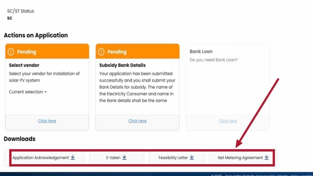DOWNLOAD APPLICATION ACKNOWLEDGEMENT, E-TOKEN, FEASIBILITY LETTER and NET METERING AGREEMENT