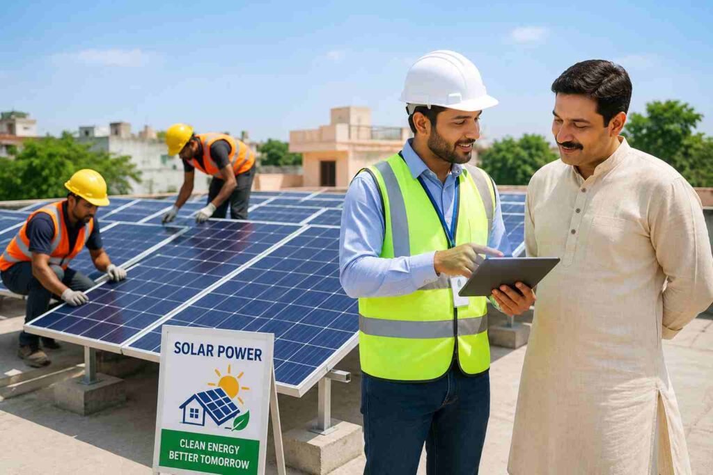 SOLAR ROAF INSTALLATION