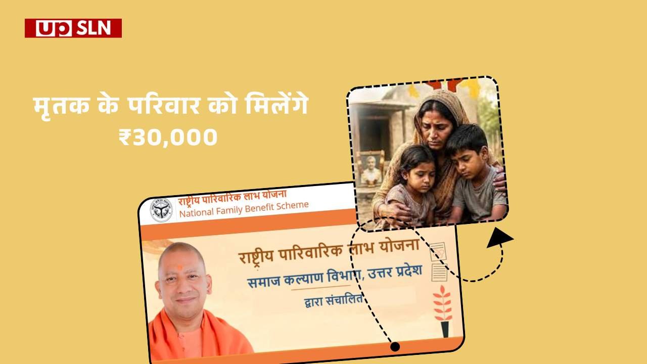 UP Rashtriya Parivarik Labh Yojana 2026 - मृतक के परिवार को मिलेंगे ₹30,000