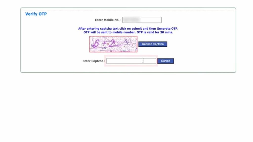 OTP VERIFICATION