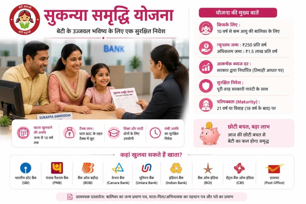 Sukanya Samriddhi Account Opening Process
