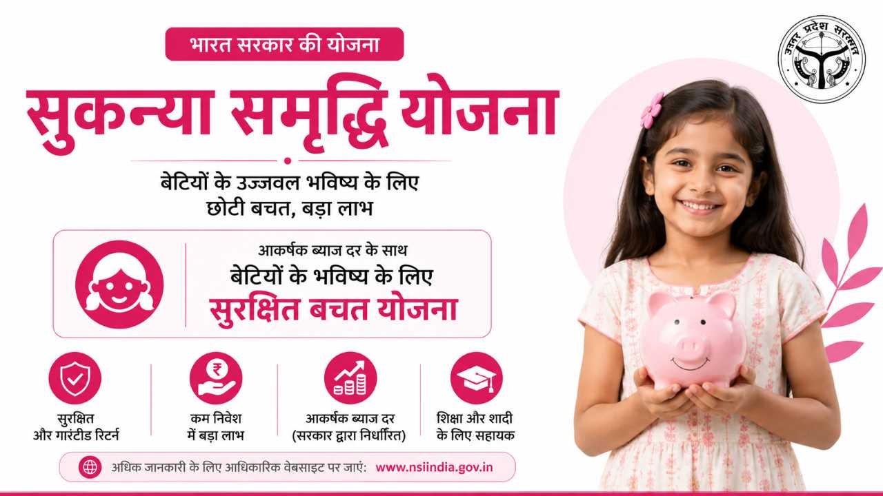 Sukanya Samriddhi Yojana 2026 इस खाते पर मिलेंगे 8.2% इंटरेस्ट रेट, जानें किसके लिए है ये योजना