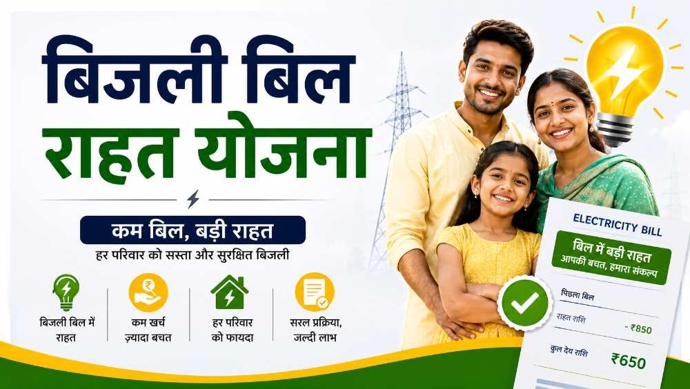 UP Bijli Bill Rahat Yojana 2026 बिजली बिल में मिलेगी छूट, जानिए कैसे मिलेगा लाभ